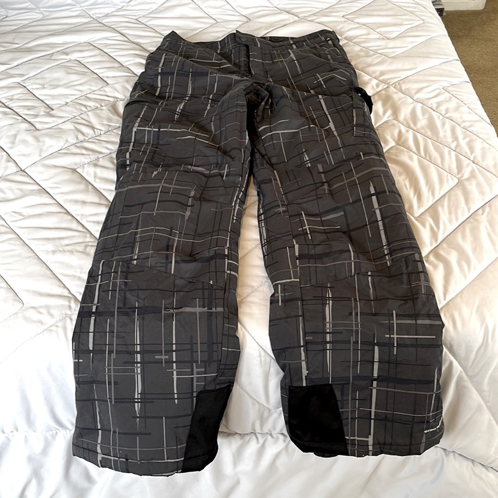 Columbia Youth Outdoor Hiking Hunting Cargo Pants Sportswear abstract pr…